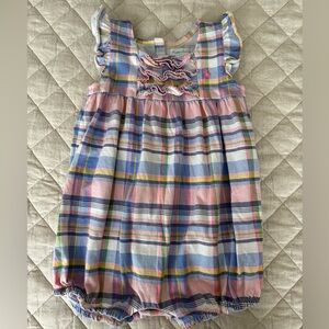 Ralph Lauren Multicolor Plaid Kids Dress